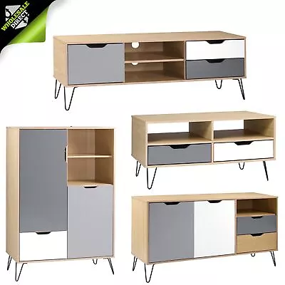 Bergen Coffee Table Tv Unit Stand Sideboard Cupboards Cabinets Living Room • £193.99