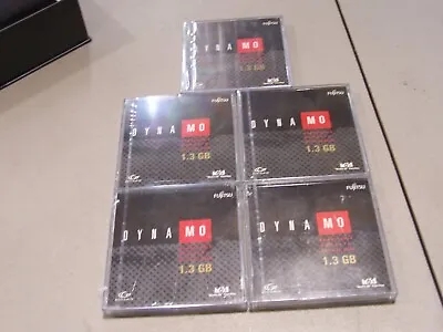 Fujitsu Dynamo 1.3GB Rewritable Magneto Optical Disk 5pk New Sealed • $24.99