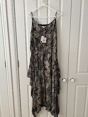 Sass & Bide Vintage Mix Dress Animal Print Size 14 NEW With Tags • $400