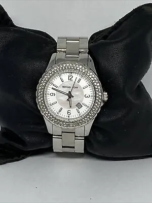 Michael Kors Madison MK5401 Women Silver Stainless Steel Analog Dial Watch UC600 • $59.99