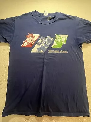 Vintage Y2K Beyblade Blue Tshirt Size Medium  • $24.99