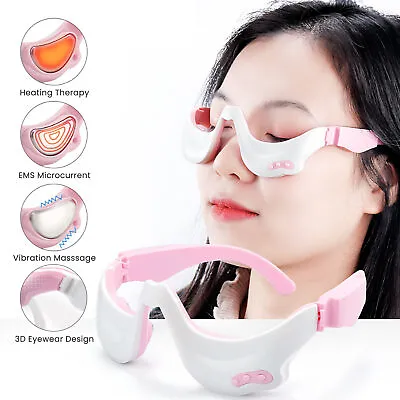 Pro 3D Eye Relax Massage Blood Circulation EMS Microcurrent Pulse Beauty Device • $27.97