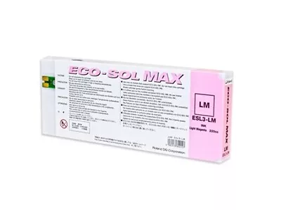 Roland Eco-Sol Max Ink Cartridges- ESL3-MT 220cc Metallic Silver • $254.17