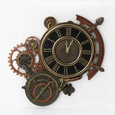 Veronese Design Mechanical Steampunk Astrolabe Star Tracker Wall Clock 17 Inch • $151.88