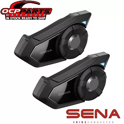 New Sena 30k Motorcycle Bluetooth Intercom Communication System - Dual Pack • $539