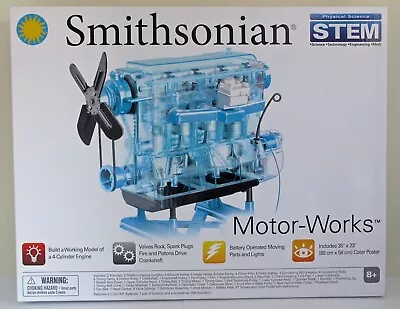 Smithsonian Motor-Works STEM 49013 4-Cylinder Engine Model Kit New In Box • $14.99