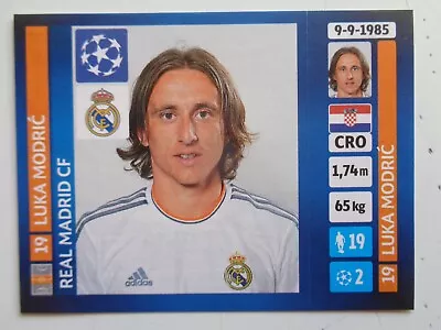 Luka MODRIC  # 87 STICKERS UEFA CHAMPIONS LEAGUE PANINI 2013-14  • $4.99