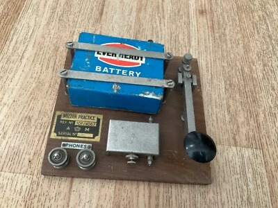 £49.99 • Buy British Military RAF Training Buzzer Signal, Morse Code Key Tapper .