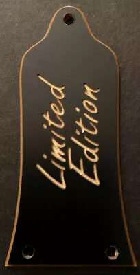 GUITAR TRUSS ROD COVER Engraved - EPIPHONE - LIMITED EDITION - BLACK GOLD • $16.99