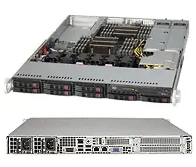 CHEAP Supermicro CSE-113AC2-R706WB2 1U 24GB Ram 2 CPUs Rackmount Server RRP£4000 • £614.32