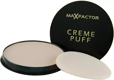 £5.99 • Buy Max Factor Creme Puff Pressed Powder Compact 14g Shade 55 Candle Glow