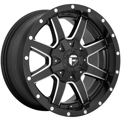 Fuel D538 Maverick 20x9 6x4.5 /6x120 +30mm Black/Milled Wheel Rim 20  Inch • $426