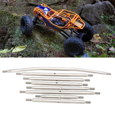 £8.40 • Buy 1/10 Stainless Steel Linkage Steering Link Pull Rod For Axial RBX10 Ryft RC Car