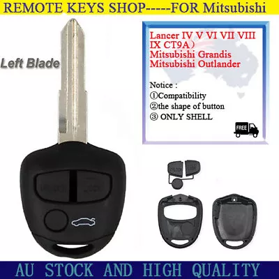 $9.90 • Buy 3Button Key Remote Case Shell For Mitsubishi Lancer CJ 07-14 MIT8 Outlander Colt