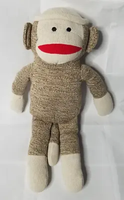 Kohls Cares Sock Monkey Stuffed Animal Plush 14” • $6.80