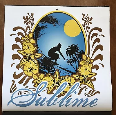 $13.50 • Buy Sublime Poster 12”x12” Surfer Skunk Records