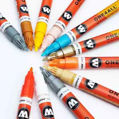 Molotow ONE4ALL 127HS-CO 1.5MM Single Acrylic Paint Marker Graffiti Supplies  • $5.99