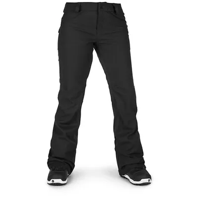 Volcom Women's Species Stretch Soft Shell Snowboard Pants XS Black New • $134.96