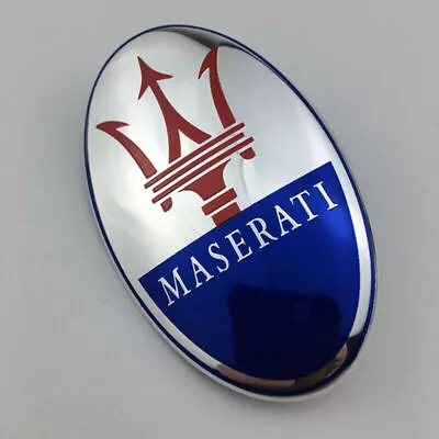 Car Front Hood Emblem Badge For Maserati Quattroporte Levante Ghibli GranTurismo • $16.18
