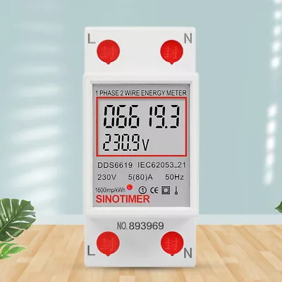 Digital Electrical Load Analyzer 220V 230V KWH Electric Meter For Indoor(StyleA) • $15.89