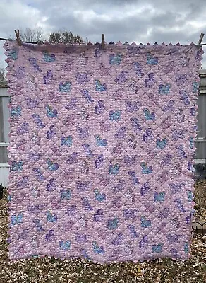 Vintage My Little Pony Small Blanket Quilt • $42.33