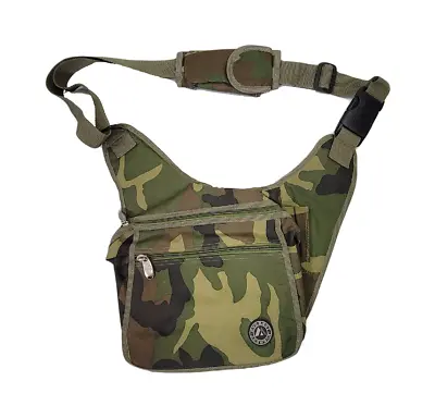 Everest Me Sling Bag Sports Backpack Anti-Thef Cross Body Sling Shoulder Camo • $18.75