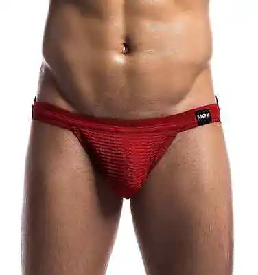 £12.99 • Buy Jockstrap Mens Red Swimmers Knitted Pouch Fronted Jock Strap Underwear