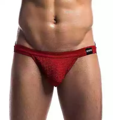 £12.99 • Buy Jockstrap Mens Red Swimmers Knitted Pouch Fronted Jock Strap Underwear