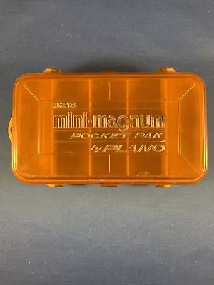 Vintage Plano 3213 Mini Magnum Pocket Pak Tackle Box Double Sided • $12