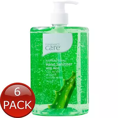 6 X Phcy Care Hand Sanitiser Aloe 1L • $80.64