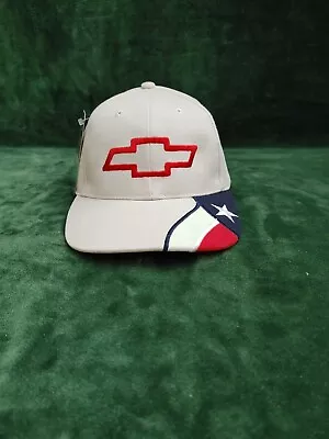 Vintage GM  Chevrolet Hat Ball Cap American Texas Flag Red Bow Tie Hard To Find  • $18.95