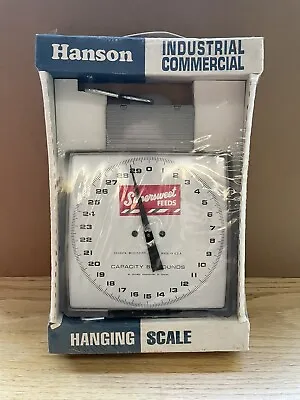 Vintage Hanson Commercial Industrial Hanging Scale 60lb • $80