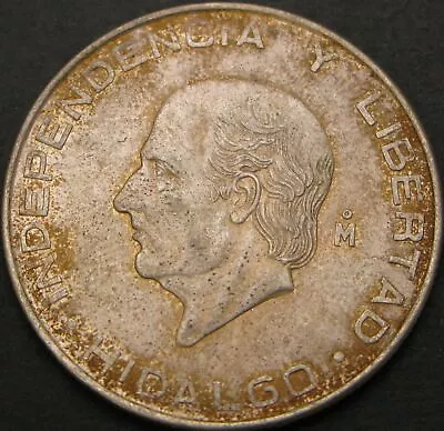 MEXICO 5 Pesos 1956 - Silver .720 - XF - 2649 ¤ HS • $0.99