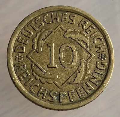 Germany 10 Reichspfennig 1932 E (KM#40) RARE • £9.99