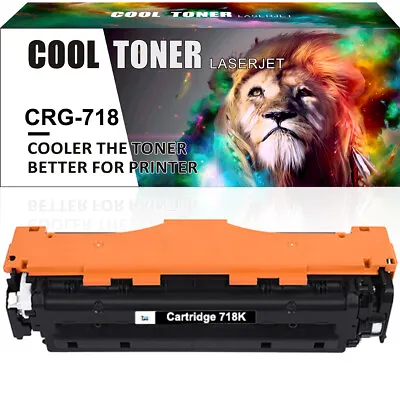 Black Toner Cartridge For Canon 718 I-Sensys LBP7660Cdn MF8380Cdw MF8550Cdn • £12.99