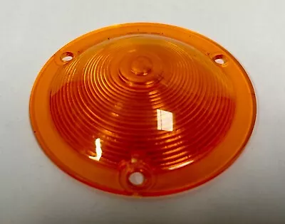 NEW Vintage  Glo Brite Amber Bullet Parking Turn Signal Light Lens (GD5) • $15.95