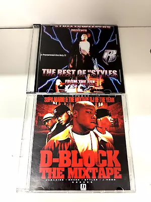 2 Mixtape Mix CDs DJ Whoo Kid D-Block & DJ Kayslay Best Of Styles P LOX Jadakiss • $21.99
