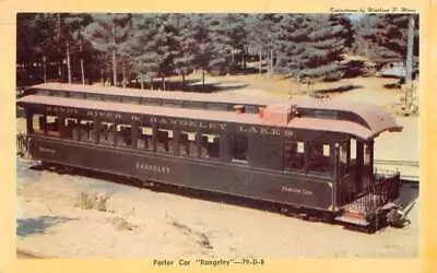 Edaville Massachusetts Parlor Car  Rangley  Train Chrome Vintage Post ID: 298463 • $10.75