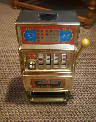 Vtg Waco Casino King Slot Machine Bank 1970s Japan 16  • $55.03