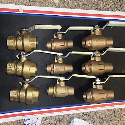 9 Ultra Pure Ball Valves Lead Free Bronze Heavy Duty Milwaukee Brass Ball Valve • $150