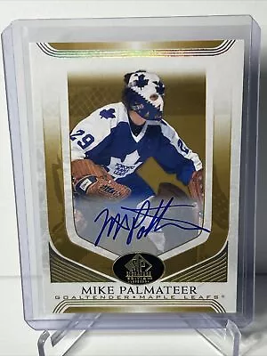 2020-21 UD SP Signature Edition Legends  Auto MIKE PALMATEER  Gold #231 Leafs💥 • $43.46