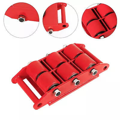 360 Rotation Heavy Duty Machine Machinery Mover Dolly Skate Roller Move 8-Ton • $58