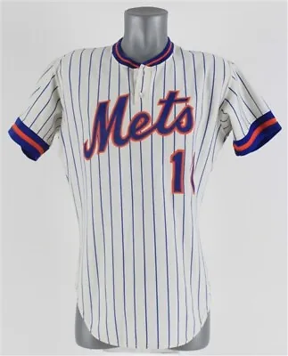 1982 Tom Veryzer New York Mets Game Worn Used Home Jersey (MEARS LOA) • $469.99