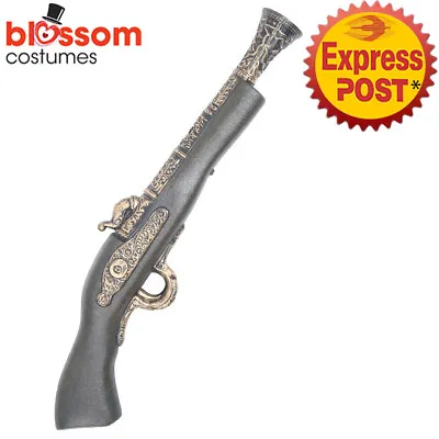 AC819 Pirate Buccaneer 42cm Jack Sparrow Pistol Steampunk Gun Plastic Toy Props • $7.45