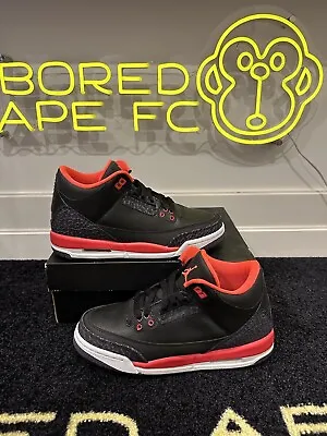 Brand New Air Jordan Retro 3 Crimson Gs 4y 2013 398614-005 • $350