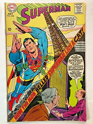 Superman #208 July 1968 Vintage Silver Age DC Comics Nice Condition! • $23.75