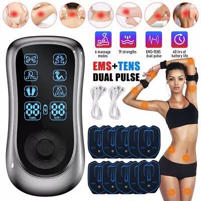 Multifuctional Electrical Muscle Relax Massager Therapy Machine Pain Relief US • $19.99