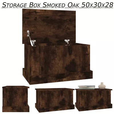 Vintage Wooden Storage Box With Lid Chest Trunk Blanket Tools Toys Books Shoes • £37.99
