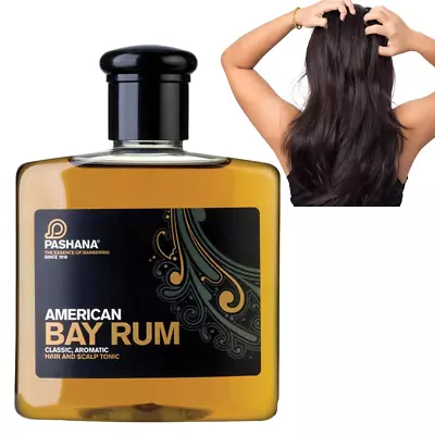 Pashana Barbering Original Hair Lotion American Bay Rum Healthy Hair Scalp Tonic • £11.99