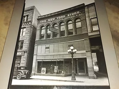 1930 Matted Photo The New York Store Claflin's Store Front Helena Montana • $16.95